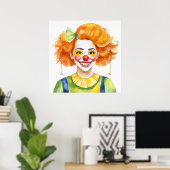 Happy Clown Poster (Heimbüro)