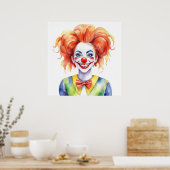 Happy Clown Poster (Küche)