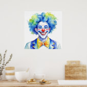 Happy Clown Poster (Küche)