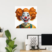 Happy Clown Poster (Heimbüro)
