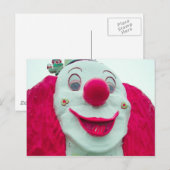 Happy Clown Postkarte (Vorne/Hinten)