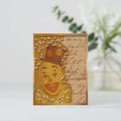 Happy Clown Postkarte (Stehend Vorderseite)