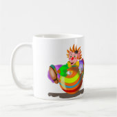 Happy Clown Tasse Circus - Ihre Farbe - Text (Links)