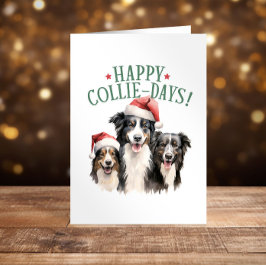 Happy Collie-Days Colliese Weihnachten lustig