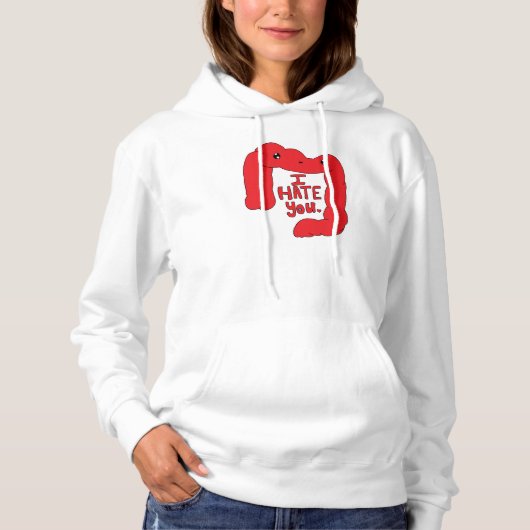 Happy Colon Hoodie Red (Vorderseite)