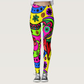 Happy Colored Leggings (Vorderseite)