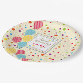 Happy Colorful Birthday Paper Teller (Schrägansicht)