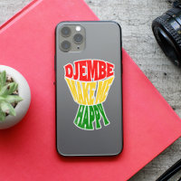 Happy Colorful Djembe macht mich glücklich afrikan