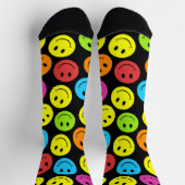 Happy Colorful Faces Socken (Oben)