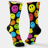 Happy Colorful Faces Socken (Gewinkelt)