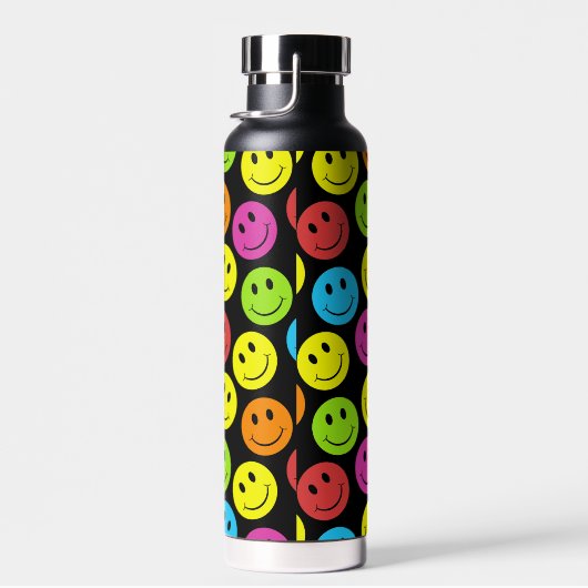 Happy Colorful Faces Trinkflasche (Rechts)