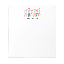 Happy Colorful Flowers Teacher Appreciation