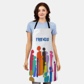 Happy Colorful People Schürze (Getragen)