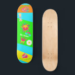 Happy Colorful Skateboard<br><div class="desc">Machen Sie dieses glückliche farbenfrohe Skateboard zu Ihrem eigenen, indem Sie Ihren Text hinzufügen. Um auf erweiterte Bearbeitungstools zuzugreifen, gehen Sie bitte zu "Personalisieren Sie diese Vorlage" und klicken Sie auf "Details", scrollen Sie nach unten und drücken Sie den Link "Klicken Sie auf, um die Vorlage anzupassen". Ideal für alle...</div>