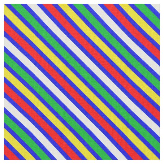 Happy Colorful Stripes Stoff (Nahaufnahme)