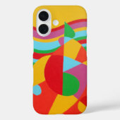 Happy Colors Abstract Phone Case (Rückseite)