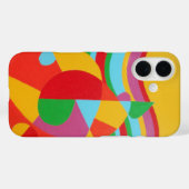 Happy Colors Abstract Phone Case (Rückseite (Horizontal))