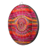 Happy Colors Frohe Weihnachten glückliche Neujahrs Dartscheibe (Vorderseite rechts)