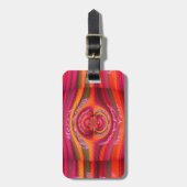 Happy Colors Frohe Weihnachten glückliche Neujahrs Gepäckanhänger (Vorderseite vertikal)