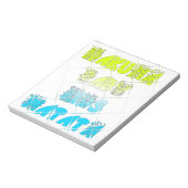 Happy Colors Hakuna Matata Hakunamatata Geschenk S Notizblock (Rotiert)