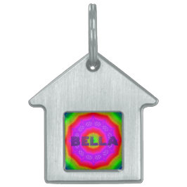 Happy Colors Zuhause Pet Tag Tiermarke