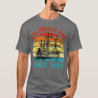 Happy Columbus Day First Italian American Navigato T-Shirt