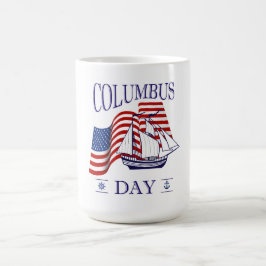Happy Columbus Day Kaffeetasse
