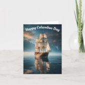 Happy Columbus Day | Karte (Vorderseite)