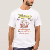Happy Columbus Day T-Shirt (Vorderseite)