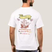 Happy Columbus Day T-Shirt (Rückseite)