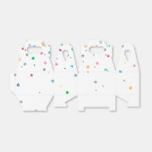 Happy Confetti Dots Geschenkschachtel (Ungefaltet)