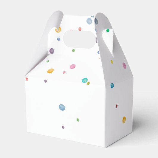 Happy Confetti Dots Geschenkschachtel (Vorderseite)