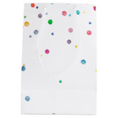 Happy Confetti Dots Mittlere Geschenktüte (Rückseite)