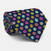 Happy Confetti Party Polka Dot Krawatte (Gerollt)