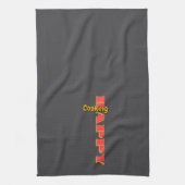 Happy Cooking Dk Gray Geschirrtuch (Vertikal)