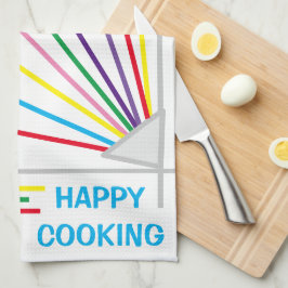 Happy Cooking Fireworks Küche Handtuch