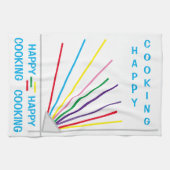 Happy Cooking Fireworks Küche Handtuch (Horizontal)