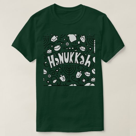 Happy cool Hanukkah Chanukah  2021 holiday charact T-Shirt (Design vorne)