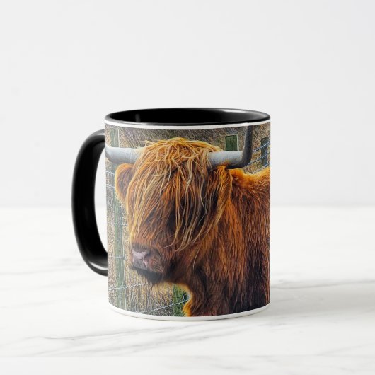 Happy Coosday für Sie Tasse (Vorderseite Links)