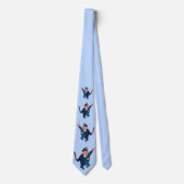 happy cop print tie  krawatte (Vorderseite)