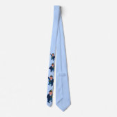 happy cop print tie  krawatte (Rückseite)