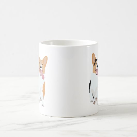 Happy Corgi Friends Kaffeetasse (Mittel)