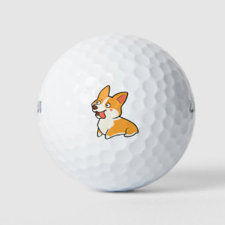 Happy Corgi Golfball