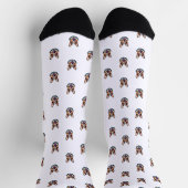 Happy Corgi Socken (Oben)