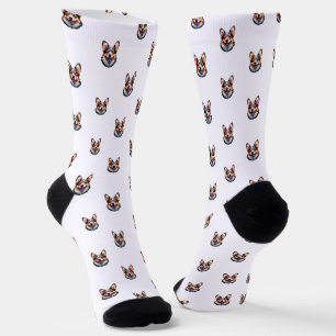 Happy Corgi Socken
