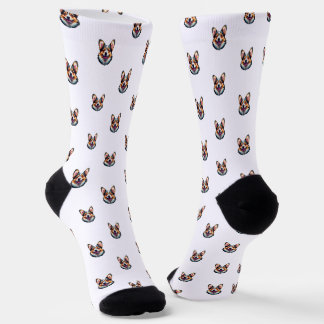 Happy Corgi Socken