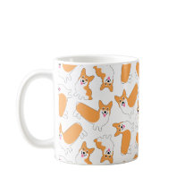 Happy Corgis Niedlicher Welpenhund