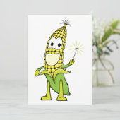Happy Corn Einladung (Stehend Vorderseite)