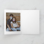 Happy Coronaversary covid Virus Card Foto Karte (Innenseite)