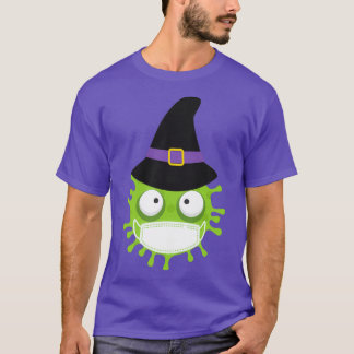 Happy Coronaween Halloween 2020 Coronavirus Witch T-Shirt